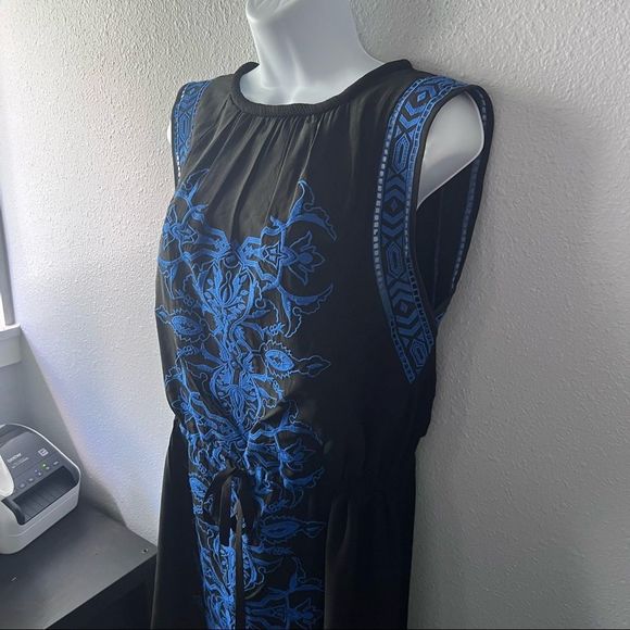 Rebecca Taylor Dress Silk Floral Embroidered - Picture 3 of 9